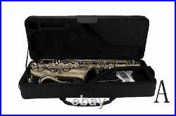 100% New Professional Bb Matt bronze Surface High F# Tenor Saxophone