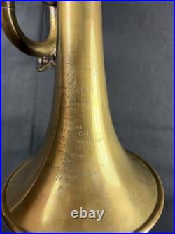 1900 PARIS WORLD FAIR JEROME THIBOUVILLE AWARD TRUMPET by COUESNON -JAZZ in Case