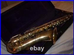 1913 Conn Tenor Saxophone, Beautiful Vintage Sax, Plays Great