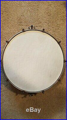 1920s Vintage Ludwig 5x14 Super Ludwig Brass Snare Drum
