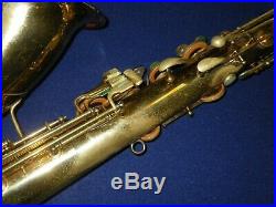 1922 CONN TENOR SAXOPHONE NEW WONDER pre-CHU BERRY withRTH in PLAYING CONDITION