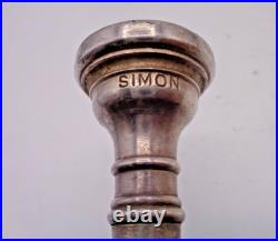 1923 Frank Holton-Clarke HC Cornet Elkhorn WI Silver Plate Serial 60986 + Case