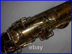 1926 Conn Chu Alto Saxophone, Rolled Toneholes, Plays Great