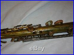 1928 Conn New Wonder Chu Bb Soprano Sax/Saxophone, Plays Great