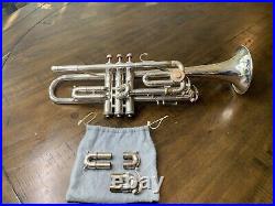 1930s HN White King Silvertone Bb/C/A Master Vocal Trumpet, Beautiful Condition