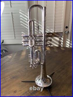 1930s HN White King Silvertone Bb/C/A Master Vocal Trumpet, Beautiful Condition