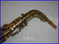 1932 Conn 6m-Style Transitional Alto Saxophone, Condition Fair, Plays Great
