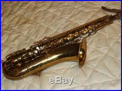 1932 Conn Chu Transitional Tenor Sax/Saxophone, Rolled Toneholes, Plays Great