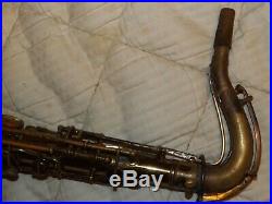 1932 Conn Chu Transitional Tenor Sax/Saxophone, Rolled Toneholes, Plays Great