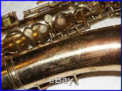 1932 Conn Transitional 6m-Style Alto Saxophone, Non-Microtuner Neck, Plays Great