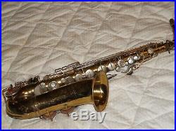 1933 Selmer Super Cigar Cutter Alto Saxophone #184XX, Plays Great on Recent Pads