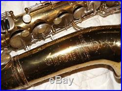 1933 Selmer Super Sax Cigar Cutter Alto Saxophone #184XX, Recent Pads Complete
