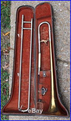 1935 Olds Super Trombone with Bear Counterweight & OHSC Los Angeles Calif