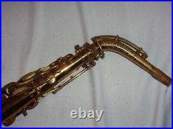 1936 Buescher Aristocrat True Tone, Deco-Engraved Alto Saxophone, Plays Great