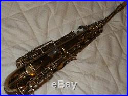 1936 Conn Transitional 6m Alto Saxophone #273XXX, Naked Lady, Plays Great