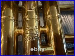1936 Vintage King H. N. White Trumpet. One Piece Bell. GREAT! 182476