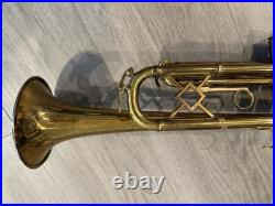1936 Vintage King H. N. White Trumpet. One Piece Bell. GREAT! 182476