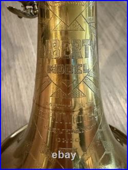 1936 Vintage King H. N. White Trumpet. One Piece Bell. GREAT! 182476