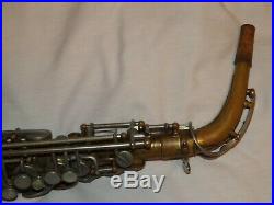 1937 Martin Committee II Alto Saxophone 134XXX, Lion/Crown, Recent Pads Complete