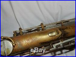 1937 Martin Committee II Alto Saxophone 134XXX, Lion/Crown, Recent Pads Complete