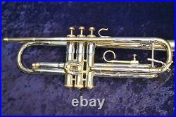 1939 F. E. Olds Super Trumpet Hand-Engraved made in Los Angeles with Case, Mpc