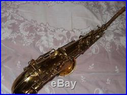 1942 Conn 10M Tenor Sax/Saxophone, Naked Lady, Rolled Toneholes, Plays Great