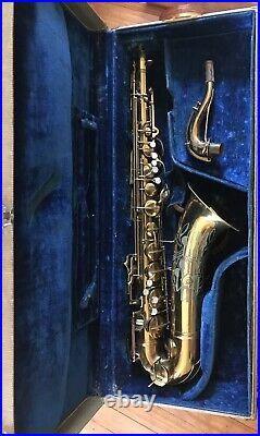 1946 C G Conn 10m Tenor Sax/Saxophone Naked Lady Engraving Estate Find