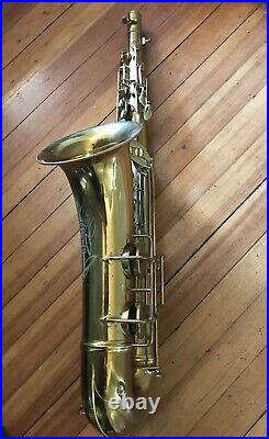 1946 C G Conn 10m Tenor Sax/Saxophone Naked Lady Engraving Estate Find
