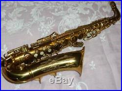 1946 Conn 6m Alto Saxophone, Plays Great on Correct Conn Reso-Pads, Nice