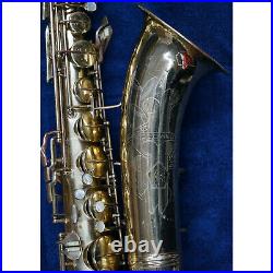 1947 Conn 10M Naked Lady Tenor Saxophone, Rolled Tone Holes