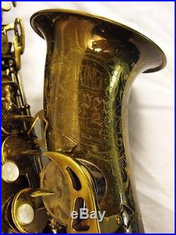 1947 H. N. White King Super 20 Alto Saxophone Full Pearls Sterling Neck 287, XXX