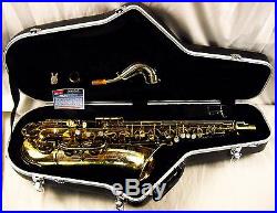 1949 H. N. White King Super 20 Silver Sonic Tenor Saxophone Full Pearls Rare
