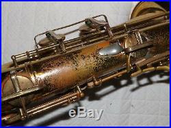 1950 Buescher Big B Aristocrat Tenor Saxophone, Original Snaps, Plays Great