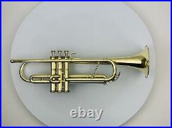1951 Conn Pan American Trumpet, Raw Brass, EXCELLENT CONDITION & New ProTec Case