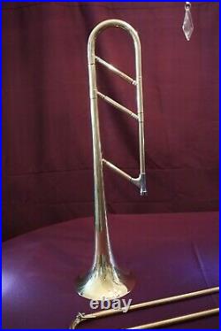 1952 CG Conn 44H Connqueror'Vocabell' Professional Tenor Trombone-Elkhart Ind