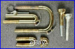 1957 Conn Victor 6B Pro-Trumpet O/S Original Condition/lacquer Tri-Color Sharp