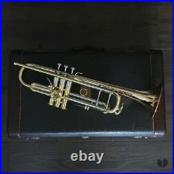 1958 Bach Stradivarius Mt Vernon N. Y GOLDBRASS 37 Bell GAMONBRASS trumpet