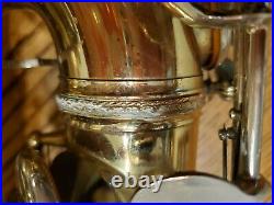 1960'S EVETTE ALTO SAXOPHONE MADE IN ITALY 23408 With SELMER CASE