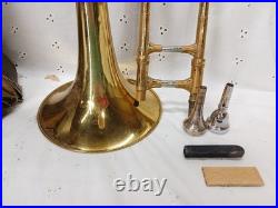 1963 Reynolds Professional F Attachment Tenor / Bass Trombone In Original Case