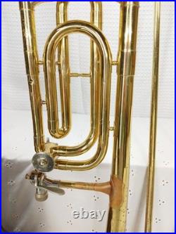 1963 Reynolds Professional F Attachment Tenor / Bass Trombone In Original Case