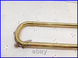 1963 Reynolds Professional F Attachment Tenor / Bass Trombone In Original Case