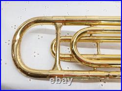 1963 Reynolds Professional F Attachment Tenor / Bass Trombone In Original Case
