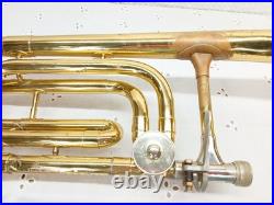 1963 Reynolds Professional F Attachment Tenor / Bass Trombone In Original Case