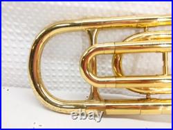 1963 Reynolds Professional F Attachment Tenor / Bass Trombone In Original Case