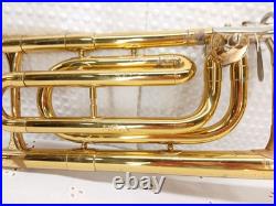 1963 Reynolds Professional F Attachment Tenor / Bass Trombone In Original Case