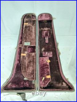 1963 Reynolds Professional F Attachment Tenor / Bass Trombone In Original Case