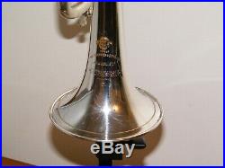 1963 Selmer Paris Trumpet. 460 Bore Silver Plated
