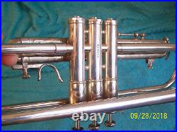 1972 OLDS Super Star Trumpet Ultra Sonic Fullerton Silver Very Fine condition