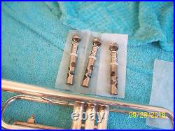 1972 OLDS Super Star Trumpet Ultra Sonic Fullerton Silver Very Fine condition