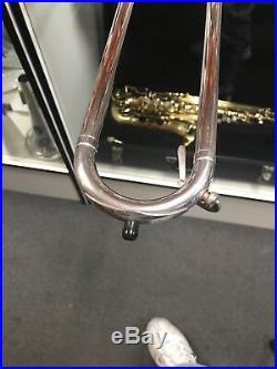 1974 King 3B Concert Trombone With F Trigger Silver finish